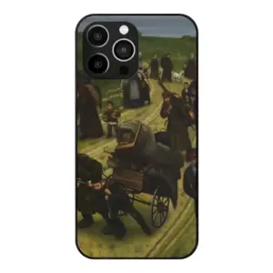 Running From The Pogrom iPhone14 Pro Max Phone Case (Tempered Film)