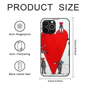 Love Is All Around iPhone14 Pro Max Phone Case (Tempered Film)