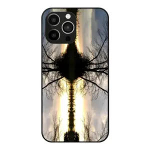 Sun Set iPhone14 Pro Max Phone Case (Tempered Film)