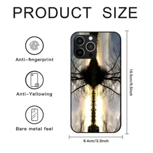 Sun Set iPhone14 Pro Max Phone Case (Tempered Film)