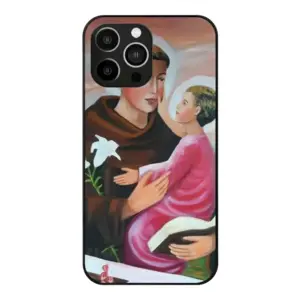 Saint Anthony iPhone14 Pro Max Phone Case (Tempered Film)