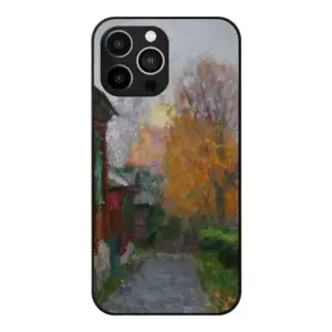 Old Kashira Rain iPhone14 Pro Max Phone Case (Tempered Film)