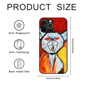 Super Angry Cat iPhone14 Pro Max Phone Case (Tempered Film)