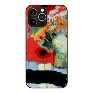 Black Cat In A Still Life iPhone14 Pro Max Phone Case (Tempered Film)