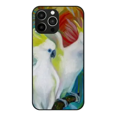 Enduring Beauty Parrots iPhone14 Pro Max Phone Case (Tempered Film)