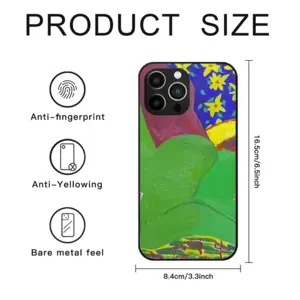 Green Woman iPhone14 Pro Max Phone Case (Tempered Film)