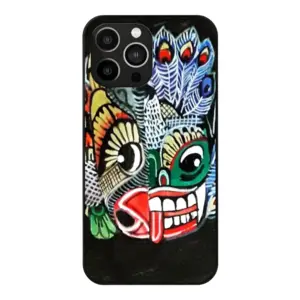 Two-Faced Demon iPhone14 Pro Max Phone Case (Tempered Film)