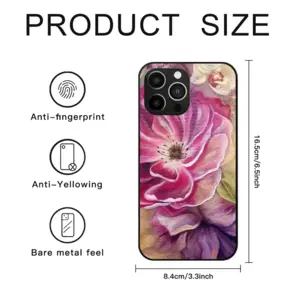 Smell Of Rose iPhone14 Pro Max Phone Case (Tempered Film)