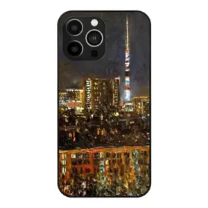 Moscow Tv Tower iPhone14 Pro Max Phone Case (Tempered Film)