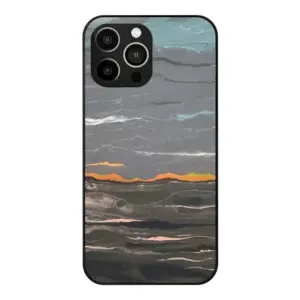 Melting Sun iPhone14 Pro Max Phone Case (Tempered Film)