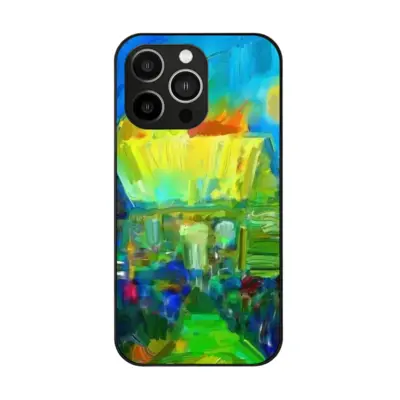 House On Fire iPhone14 Pro Phone Case (Tempered Film)