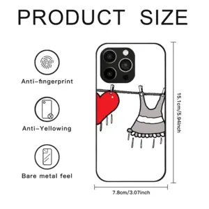 Drying Love iPhone14 Pro Phone Case (Tempered Film)