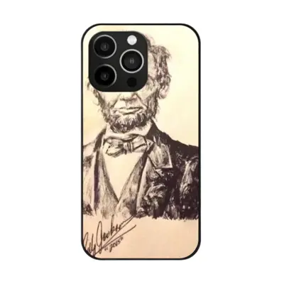 President Abraham Lincoln iPhone14 Pro Phone Case (Tempered Film)