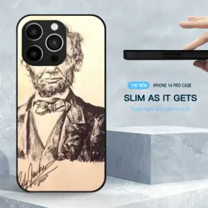 President Abraham Lincoln iPhone14 Pro Phone Case (Tempered Film)