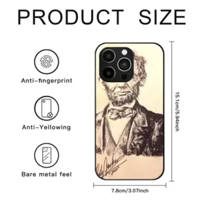 President Abraham Lincoln iPhone14 Pro Phone Case (Tempered Film)