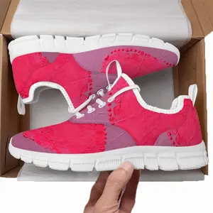 Men Flashy Pink Heart F7 Running Shoes