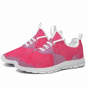 Men Flashy Pink Heart F7 Running Shoes