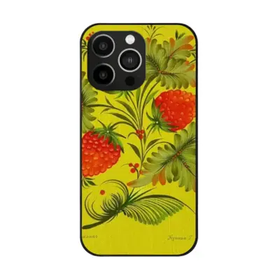 Raspberry iPhone14 Pro Phone Case (Tempered Film)