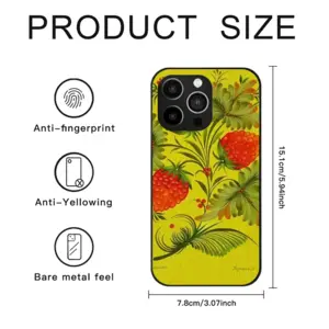 Raspberry iPhone14 Pro Phone Case (Tempered Film)