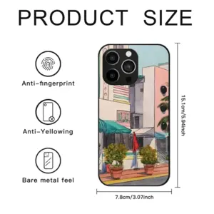 Beacon Hotel South Beach iPhone14 Pro Phone Case (Tempered Film)