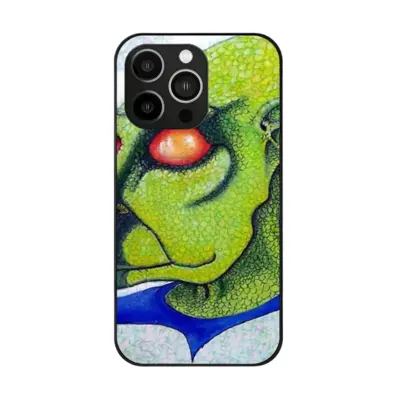 Red Eyed Yahwen iPhone14 Pro Phone Case (Tempered Film)