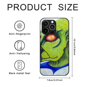 Red Eyed Yahwen iPhone14 Pro Phone Case (Tempered Film)