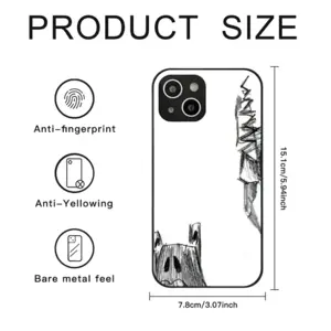 Angst Fear iPhone14 Pro Phone Case (Tempered Film)