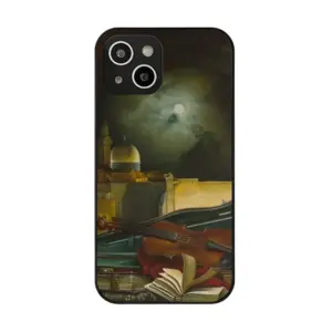 The Fire In An Oil Lamp In Memory Of The Temple iPhone14 Pro Phone Case (Tempered Film)