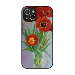 Tulips iPhone14 Pro Phone Case (Tempered Film)