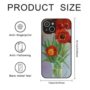 Tulips iPhone14 Pro Phone Case (Tempered Film)