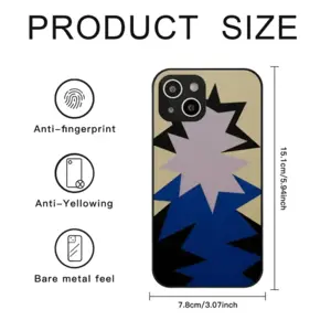 Blue Scarf iPhone14 Pro Phone Case (Tempered Film)