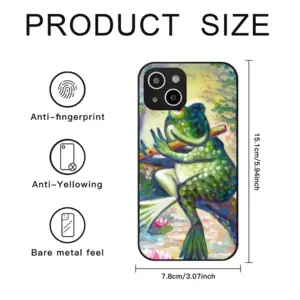 Frog Song iPhone14 Pro Phone Case (Tempered Film)