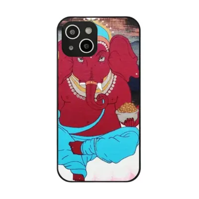 Ganesha Indian Buddha Religious Animals Elephant iPhone14 Pro Phone Case (Tempered Film)