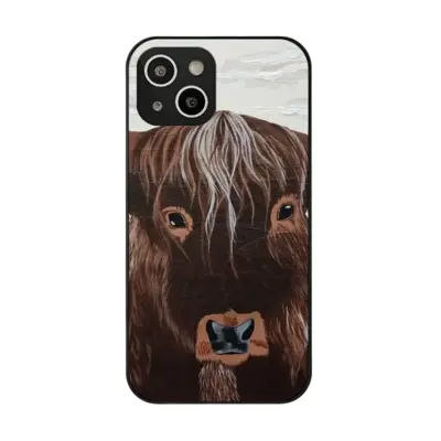 Bull - Red Bull Taurus Animals Buffalo Wild iPhone14 Pro Phone Case (Tempered Film)