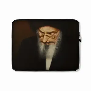 Portrait Of Rabbi Yehuda Ashlag Laptop Bag (Plush Inner)