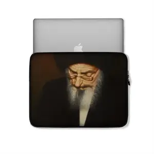 Portrait Of Rabbi Yehuda Ashlag Laptop Bag (Plush Inner)