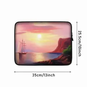 Red Sea Sunset Laptop Bag (Plush Inner)