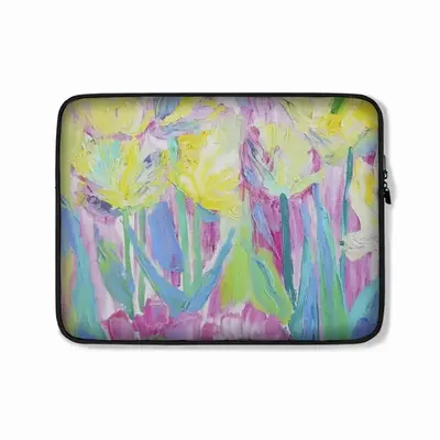 Tulips-2 Laptop Bag (Plush Inner)