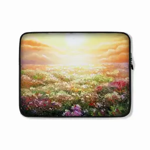 Sea Of Flowers Laptop Bag (Plush Inner)