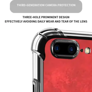 Statement In Red iPhone 7/8 Phone Case (Silicone)