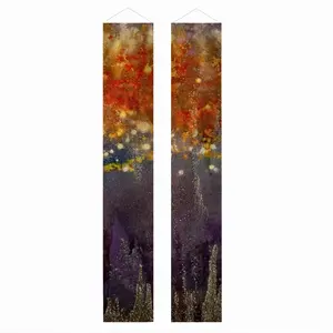 Nocturnconstellation Door Curtain Couplet