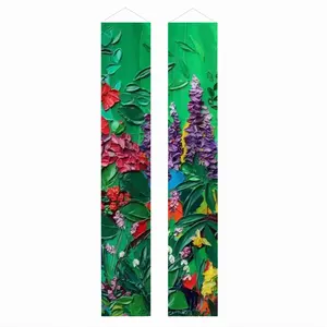 Barbara And Donal Garden Ballinspittle Door Curtain Couplet