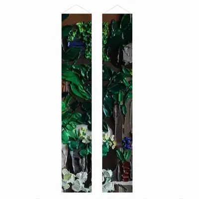 The Green House Door Curtain Couplet