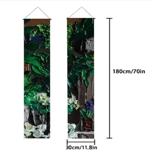 The Green House Door Curtain Couplet