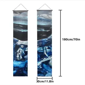 Rain Storm Door Curtain Couplet