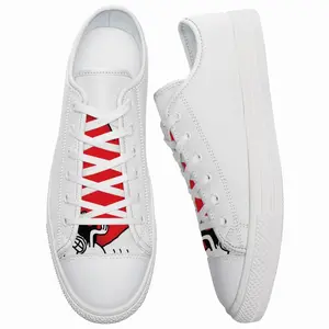 Men Love Is A Burden Retro Canvas Shoes