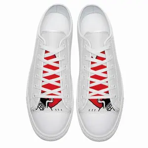 Men Love Is A Burden Retro Canvas Shoes