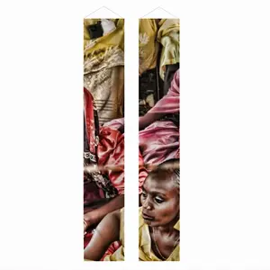 The Nubian Bride 2 Door Curtain Couplet