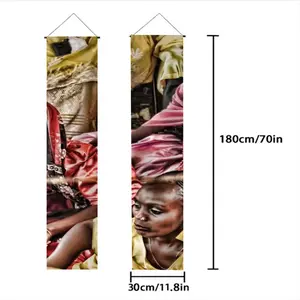 The Nubian Bride 2 Door Curtain Couplet