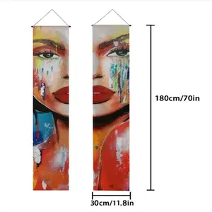 Summer Rain Door Curtain Couplet